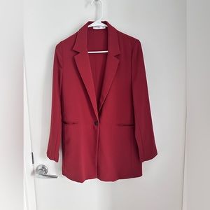 Mango Rustic Red Blazer